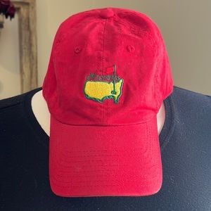 Masters Golf Cap Red Augusta Georgia